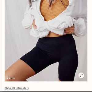 Free People Seamless Shorties Bike Shorts